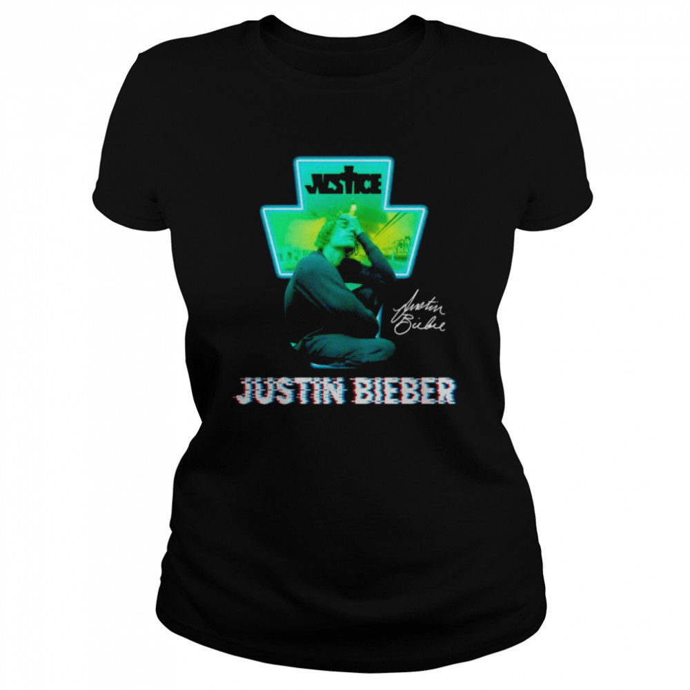 Justice Justin Bieber signature shirt Classic Women's T-shirt