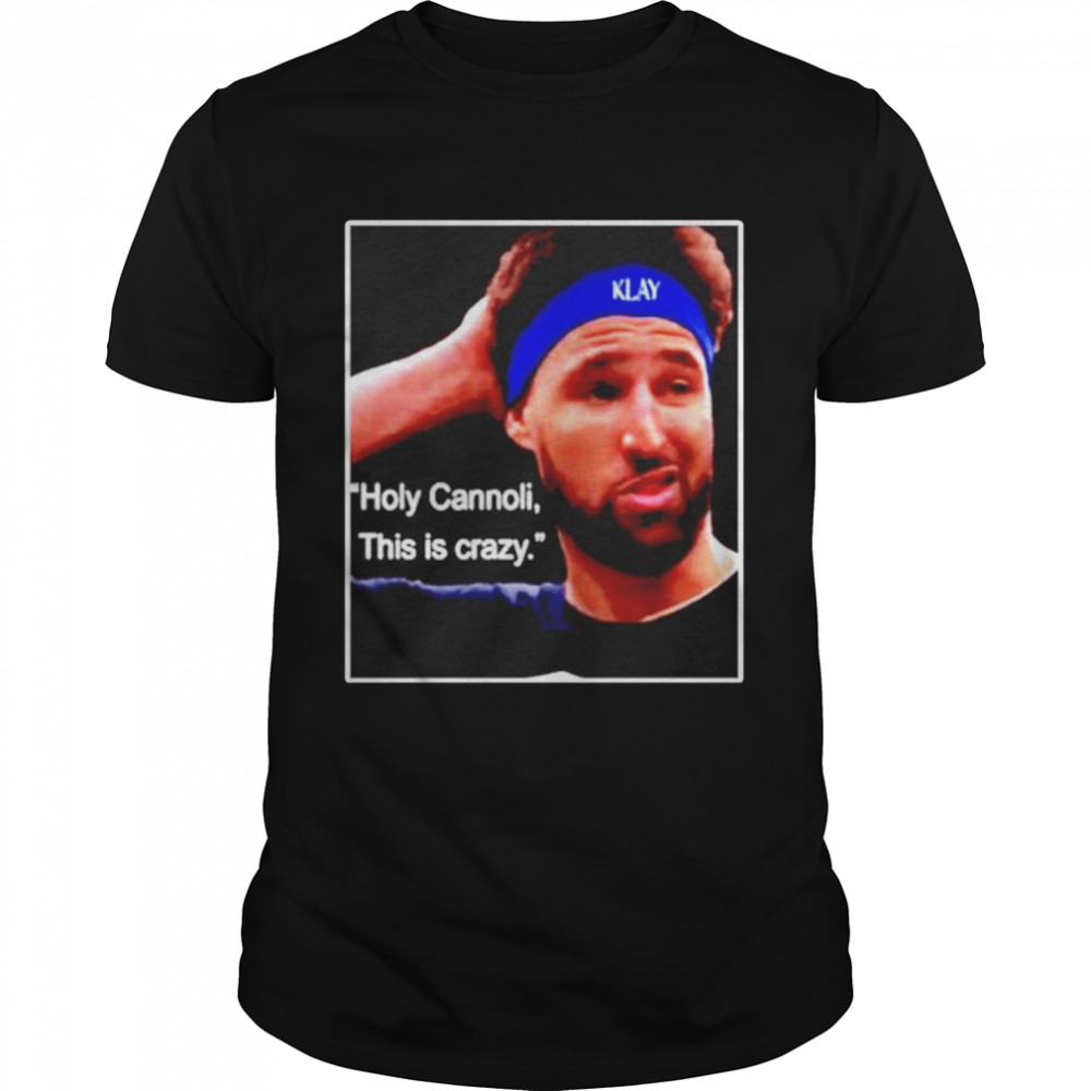 Klay Thompson Holy Cannoli This Is Crazy  Classic Men's T-shirt