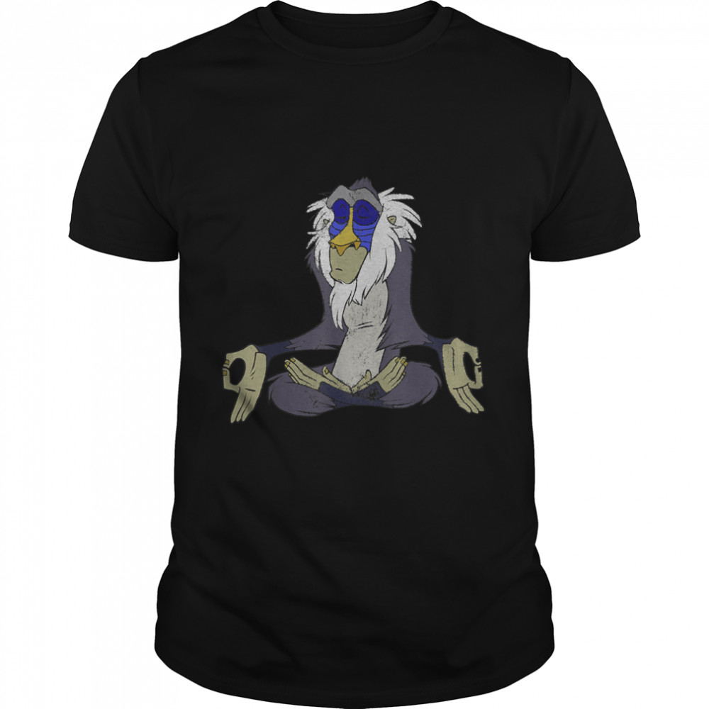 Lion King Rafiki Chill Out Meditation Graphic Sticker 2022 Classic T-Shirt