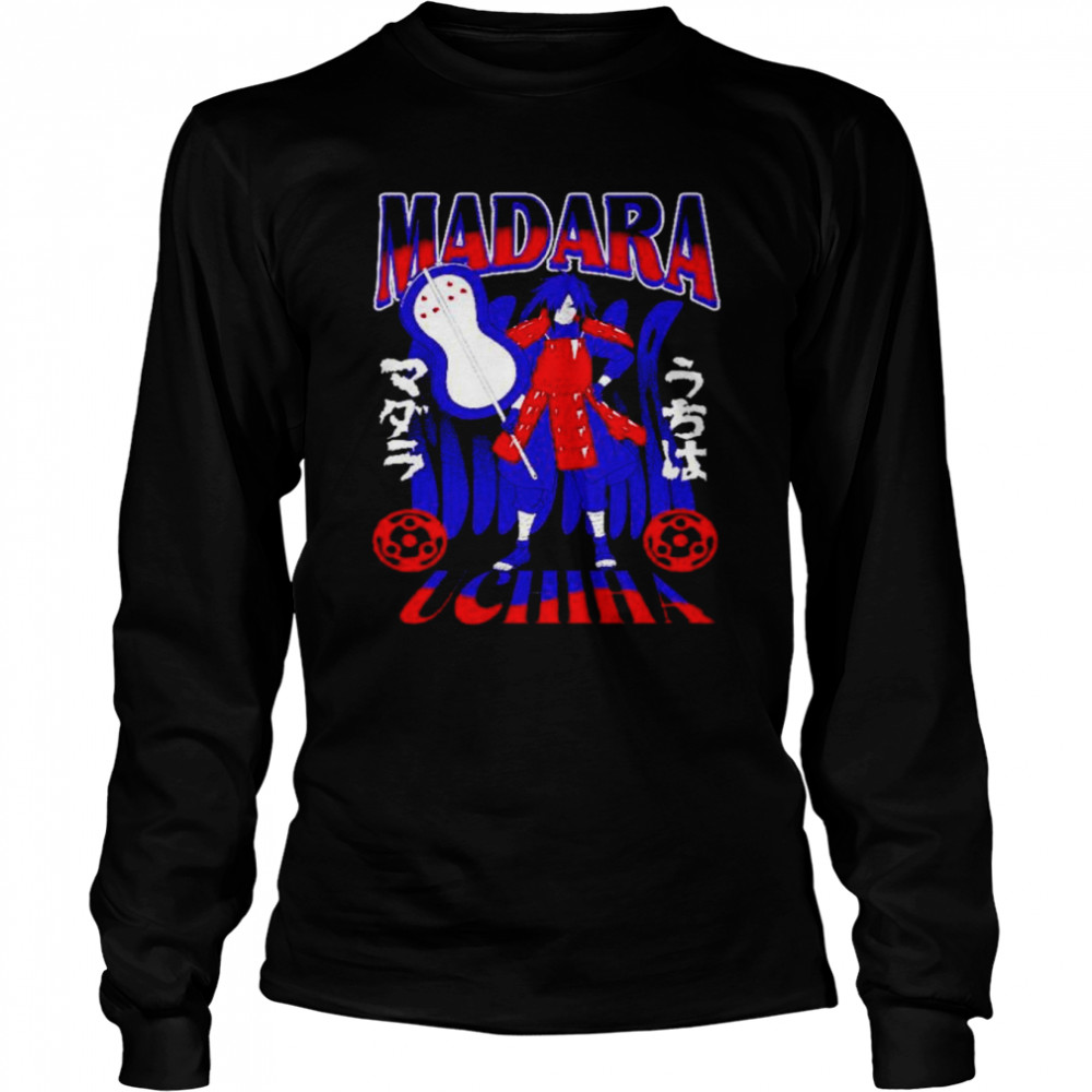 Madara Uchiha Wavy Type shirt Long Sleeved T-shirt