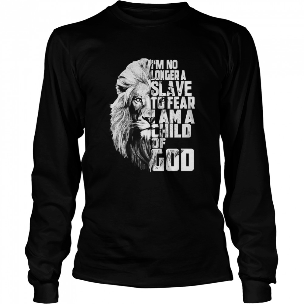 Mens Best No Longer A Slave To Fear Gifts For Men Classic T- Long Sleeved T-shirt