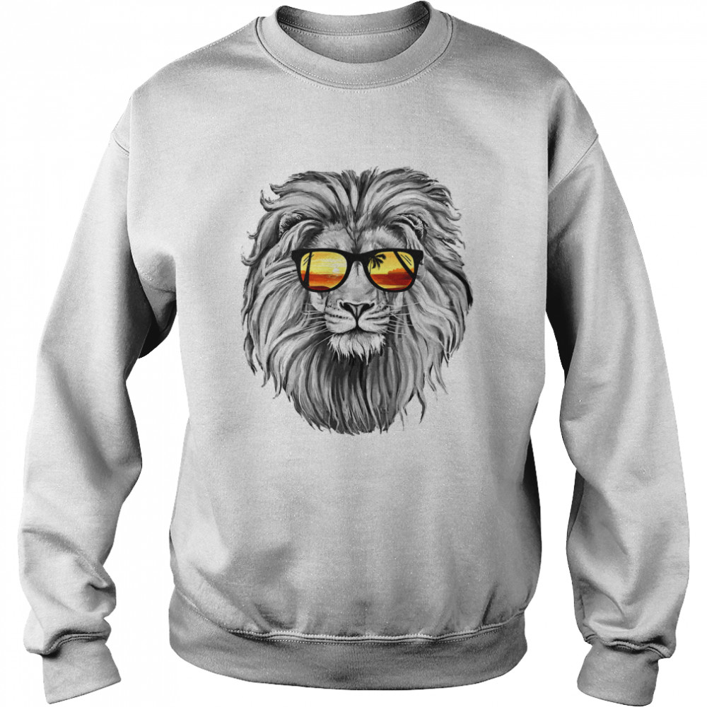 Mens My Favorite Summer Lion Animal Classic T- Unisex Sweatshirt