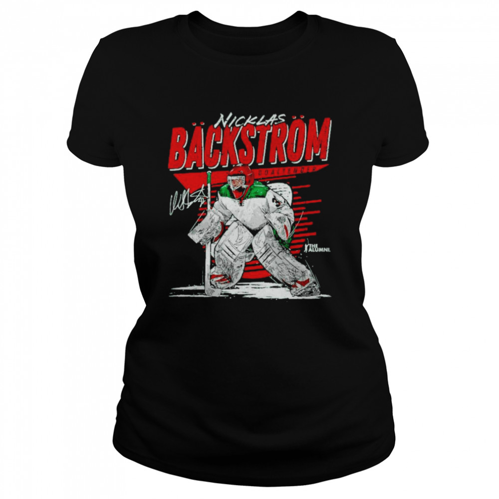 Nicklas Backstrom Minnesota Comet Hockey Signatures  Classic Women's T-shirt