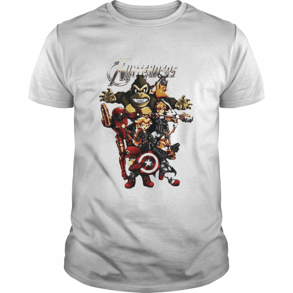 Nintendogs Marvel Avenger Hero  Classic Men's T-shirt