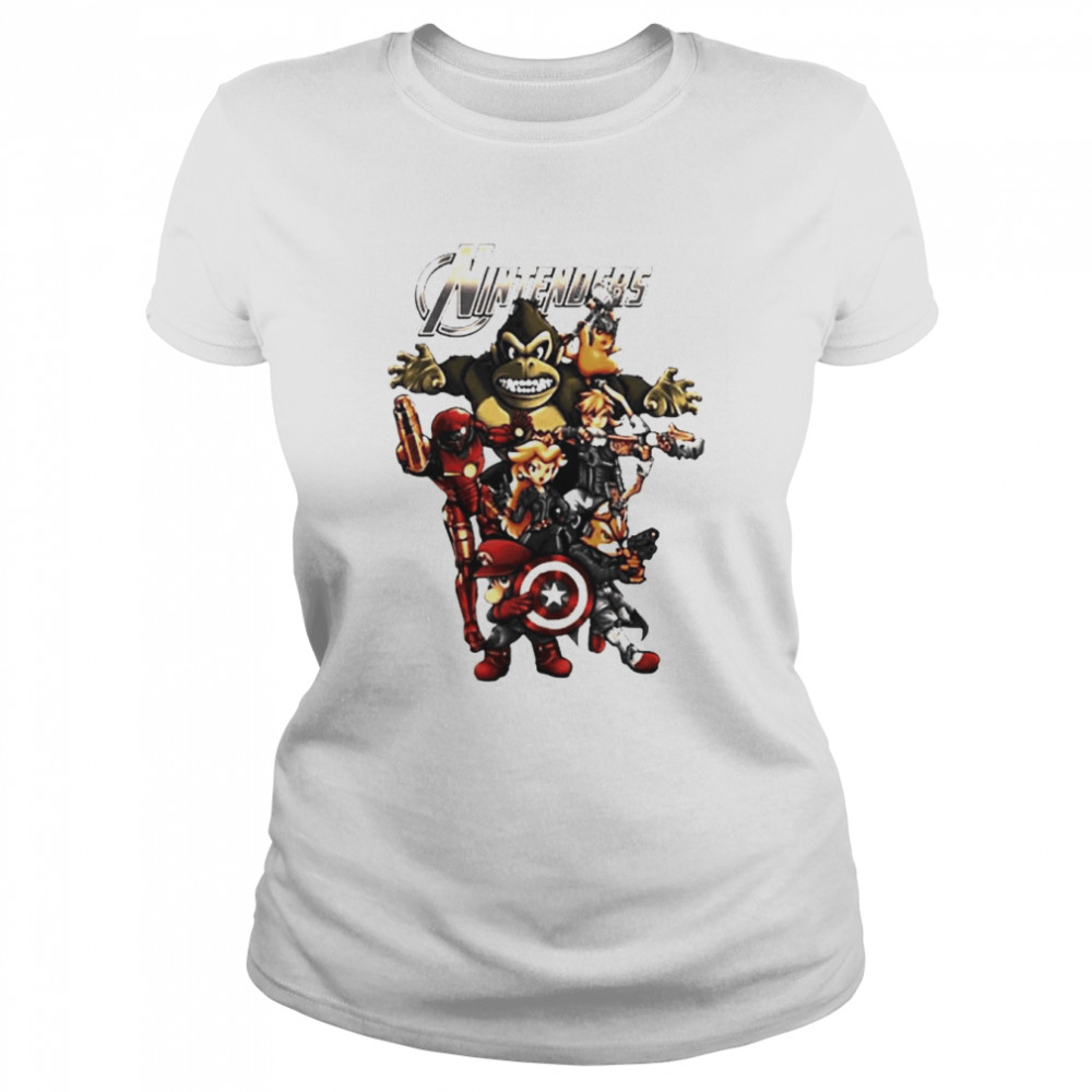 Nintendogs Marvel Avenger Hero  Classic Women's T-shirt