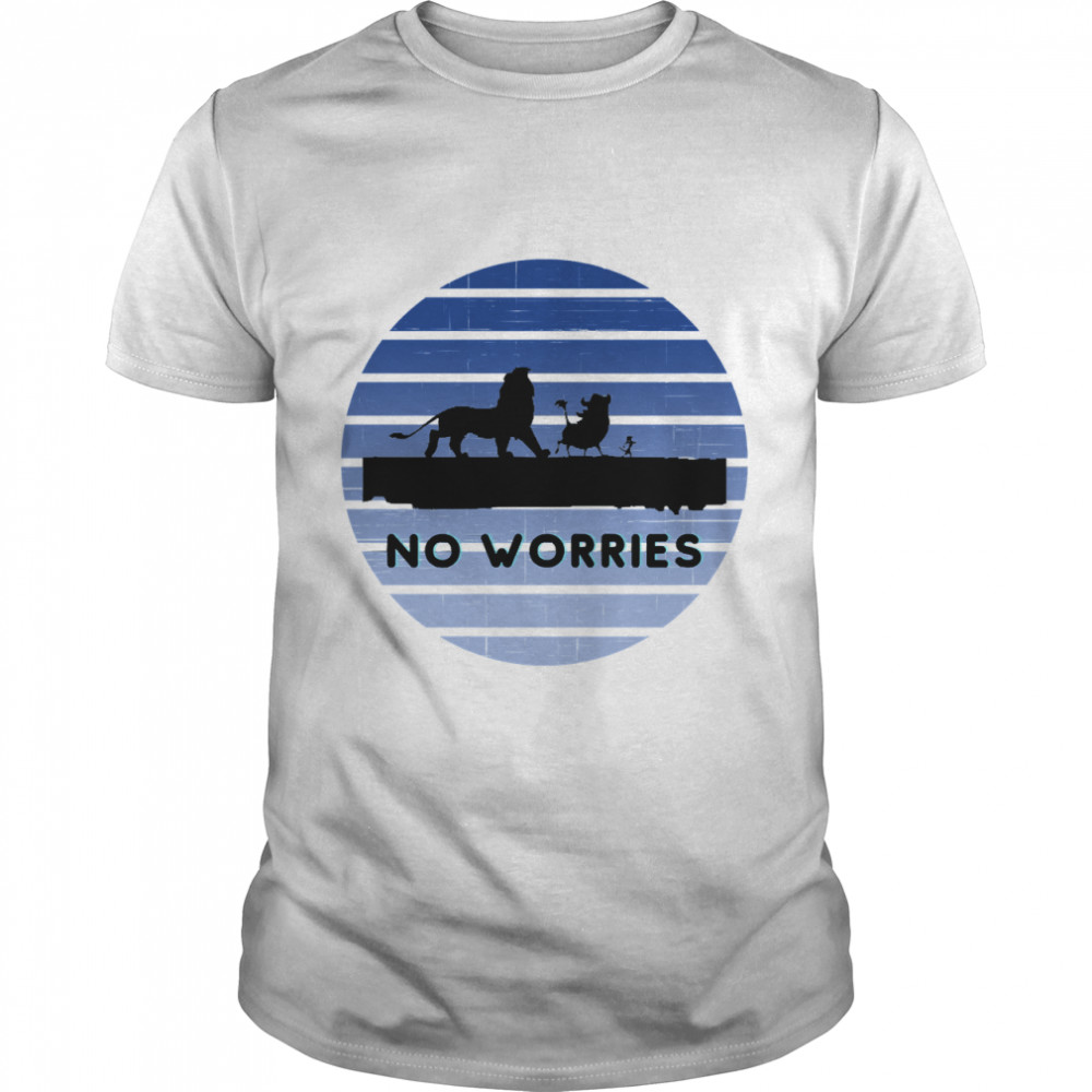 No Worries Blue Sunset Classic T- Classic Men's T-shirt No Worries Blue Sunset Classic T- Classic Men's T-shirt