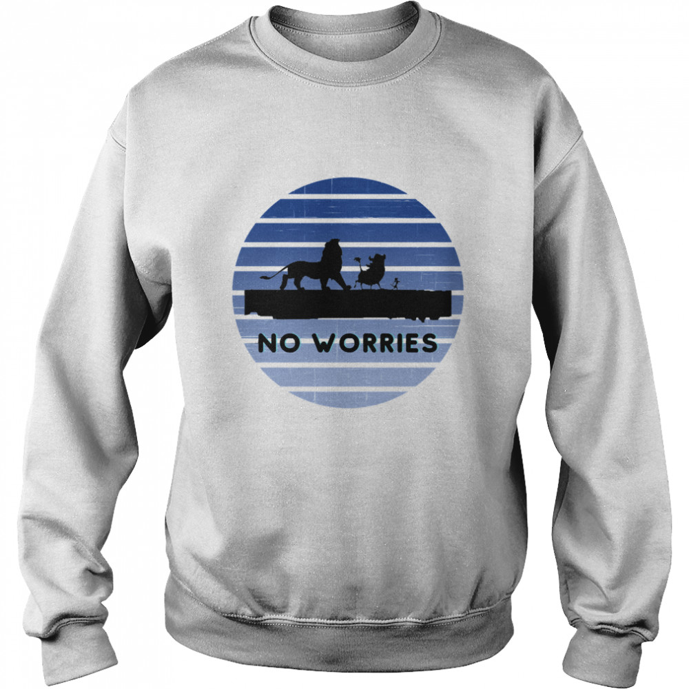 No Worries Blue Sunset Classic T- Unisex Sweatshirt