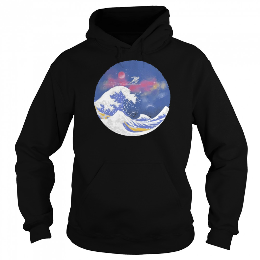 Original surfing The Great Wave Marvel Comics Silver Surfer T- Unisex Hoodie