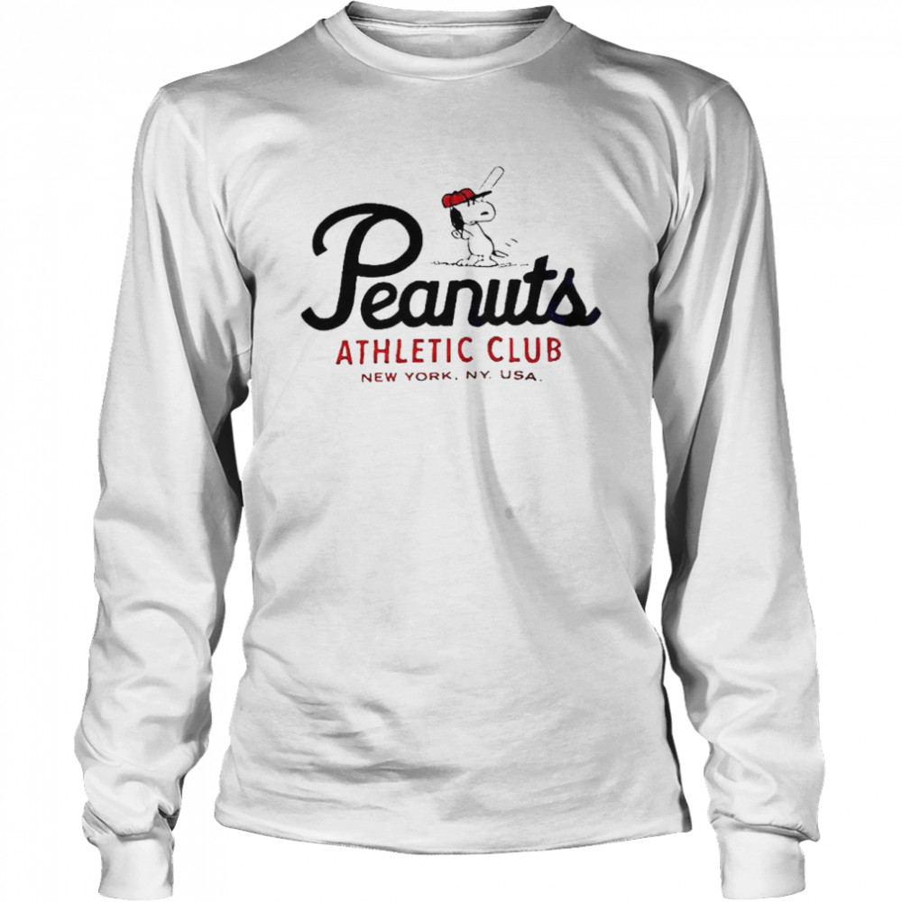 Peanuts Athletic Club New York T-shirt Long Sleeved T-shirt