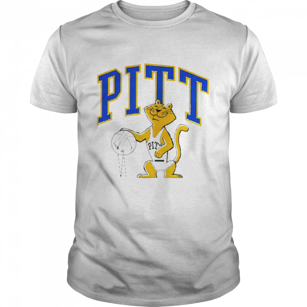 Pitt Dribbling Panther logo T-shirt Classic Men's T-shirt