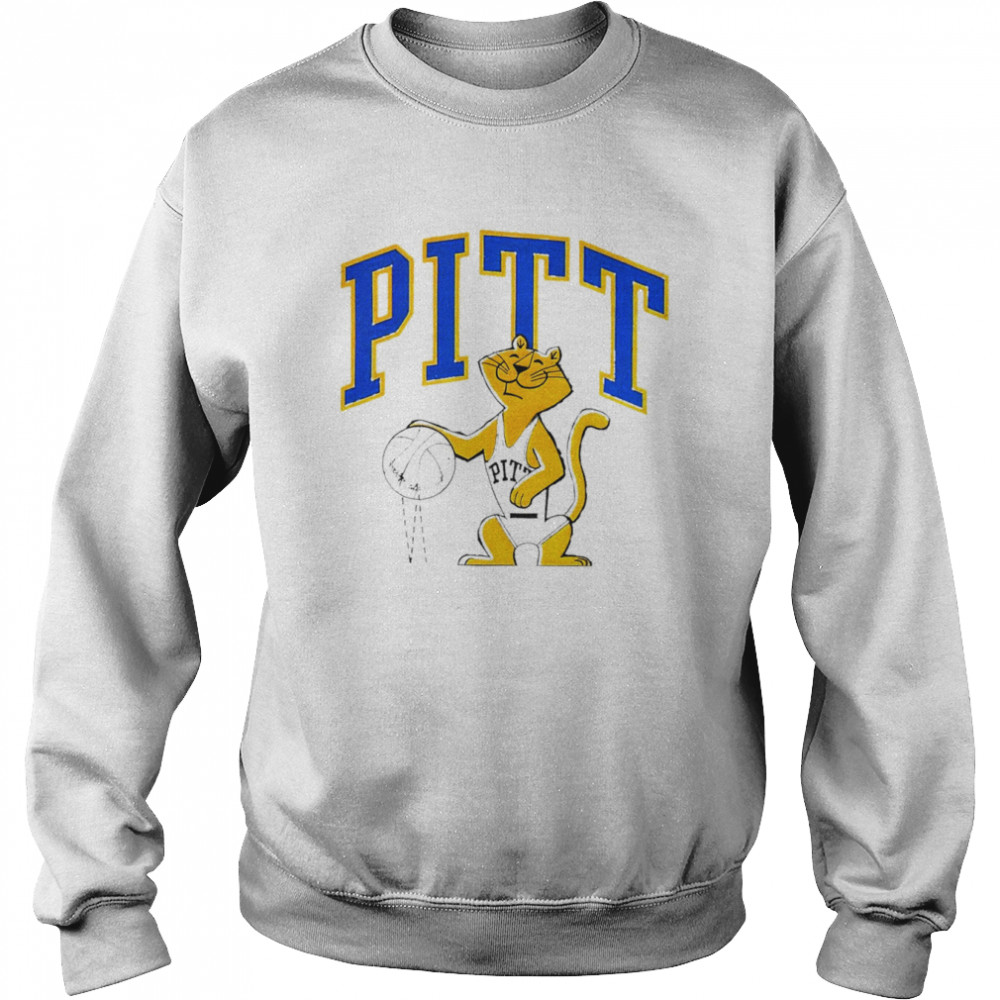 Pitt Dribbling Panther logo T-shirt Unisex Sweatshirt