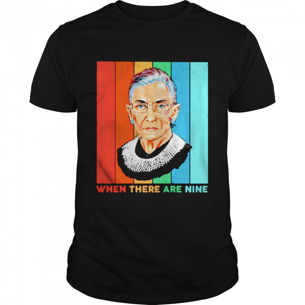 RBG When there are nine vintage shirt Classic Men's T-shirt