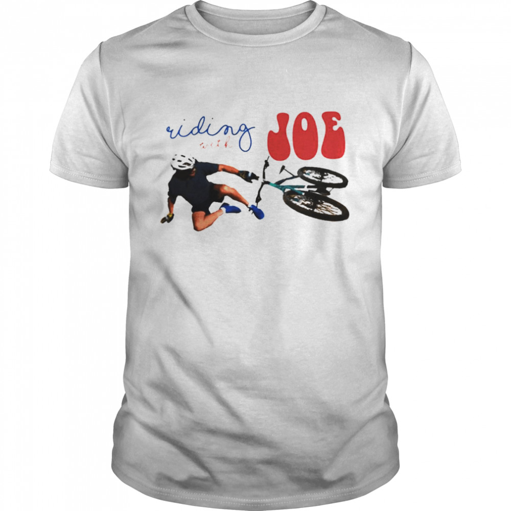 Riding With Joe Biden Falling Off The Bike shirt Classic Men's T-shirt