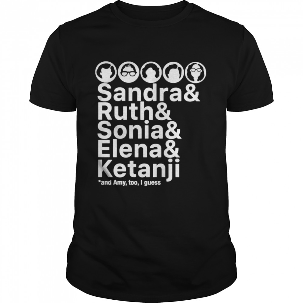 Sandra and Ruth and Sonia and Elena and Ketanji shirt Classic Men's T-shirt
