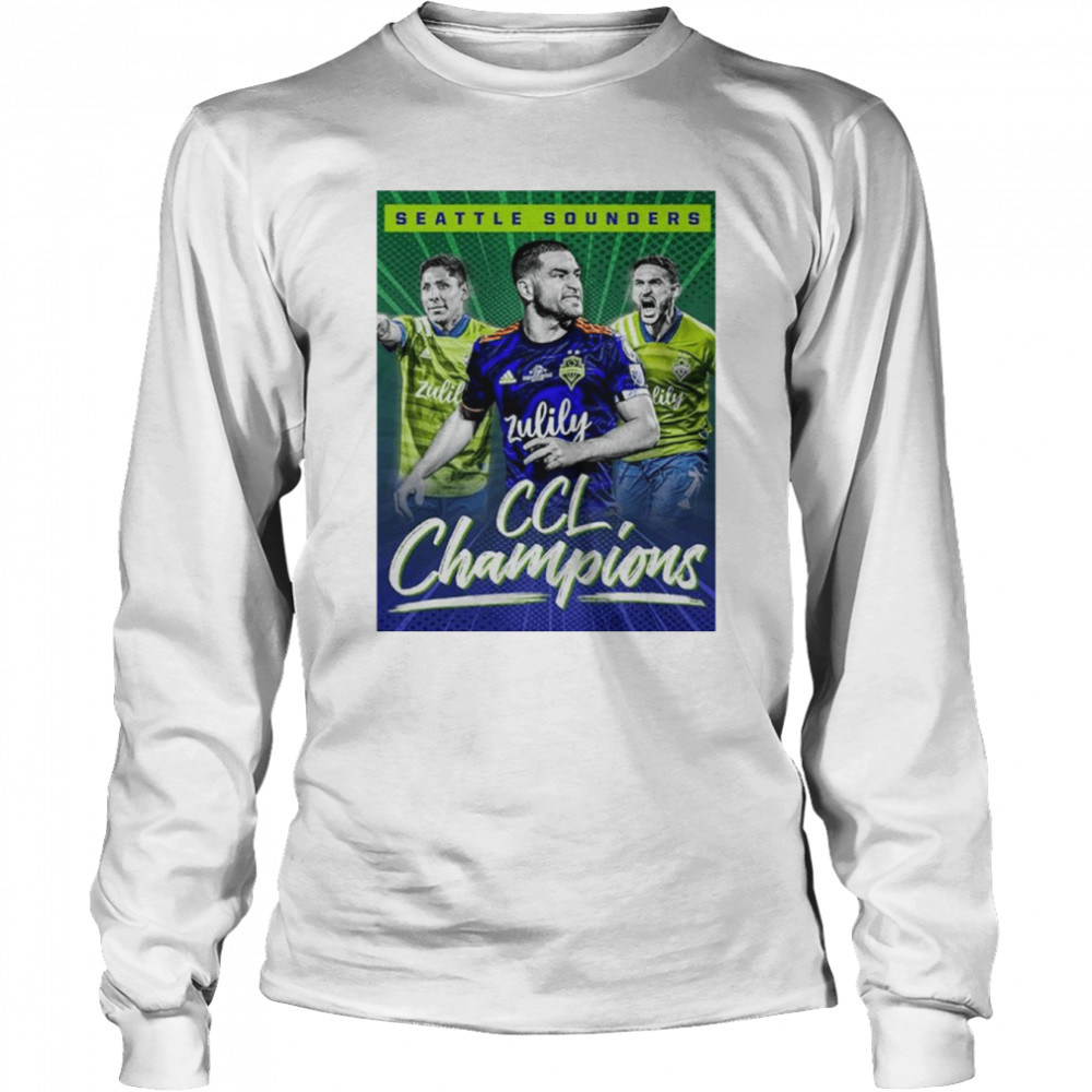 Seattle Sounders CCL Champions League 2022  Long Sleeved T-shirt