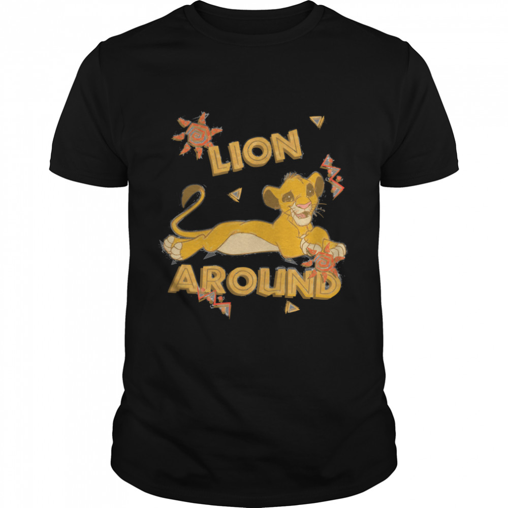 Simba - Lion King - Lion Around Essential T- Classic Men's T-shirt