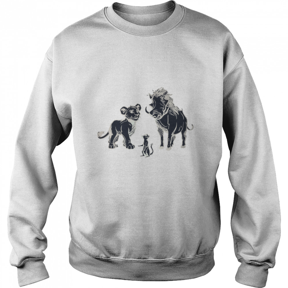 Simba, Timon, and Pumbaa Classic T- Unisex Sweatshirt