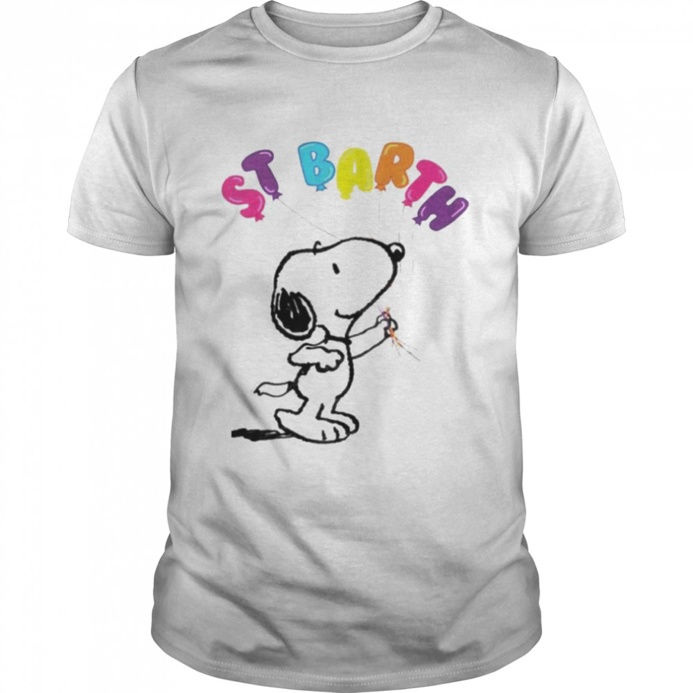 Snoopy St Barth unisex T-shirt Classic Men's T-shirt