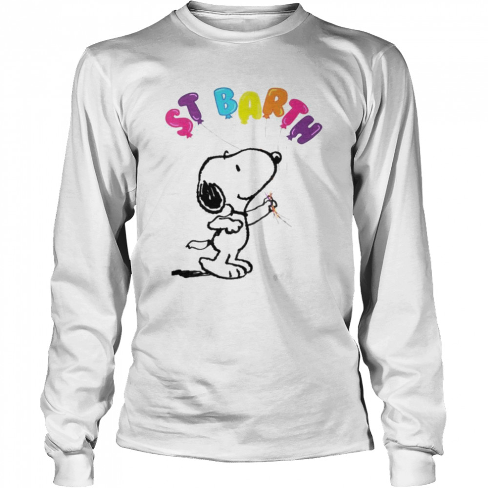Snoopy St Barth unisex T-shirt Long Sleeved T-shirt