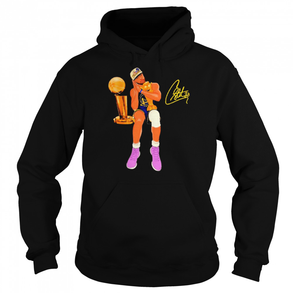 Steph Curry MVP Finals Night Night Golden State Warriors Signature  Unisex Hoodie