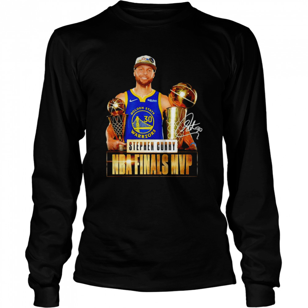 Stephen Curry NBA Finals MVP signature shirt Long Sleeved T-shirt