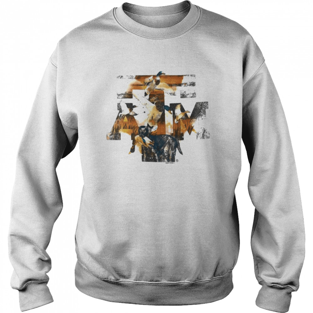 Texas A_M Ducks Unlimited Sketch T- Unisex Sweatshirt