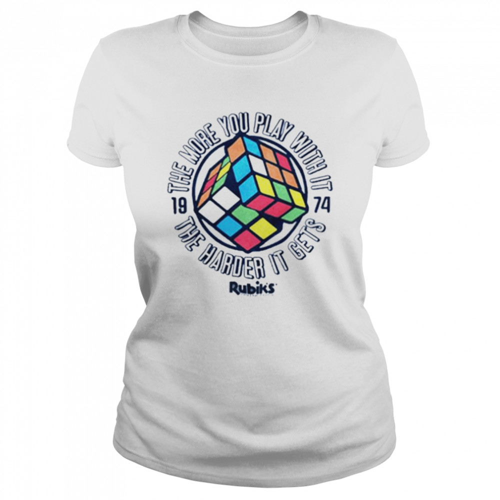 The More You Play With It Rubik’s Cube shirt Classic Women's T-shirt