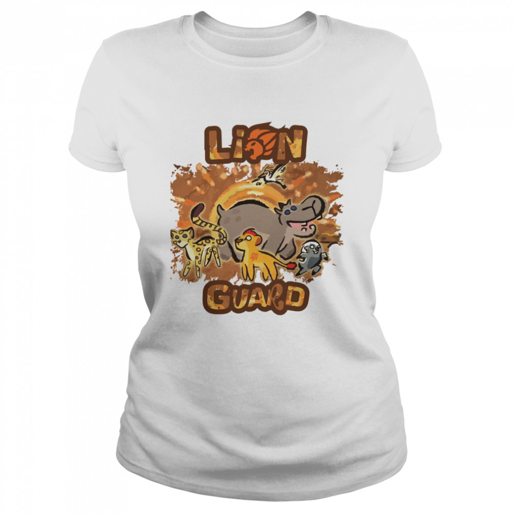 Women Men Lion Guard Cave Painting Animal Classic T- Classic Women's T-shirt