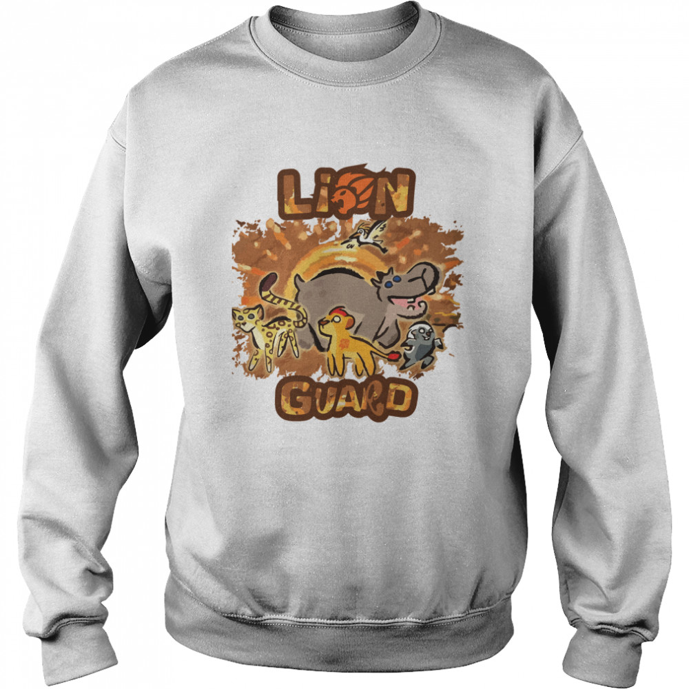 Women Men Lion Guard Cave Painting Animal Classic T- Unisex Sweatshirt