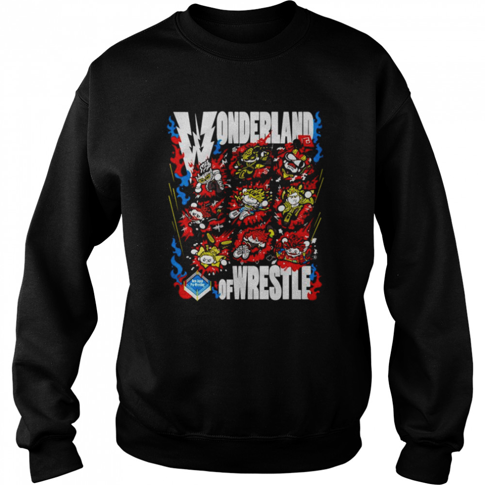 Wonderland of Wrestle shirt Unisex Sweatshirt