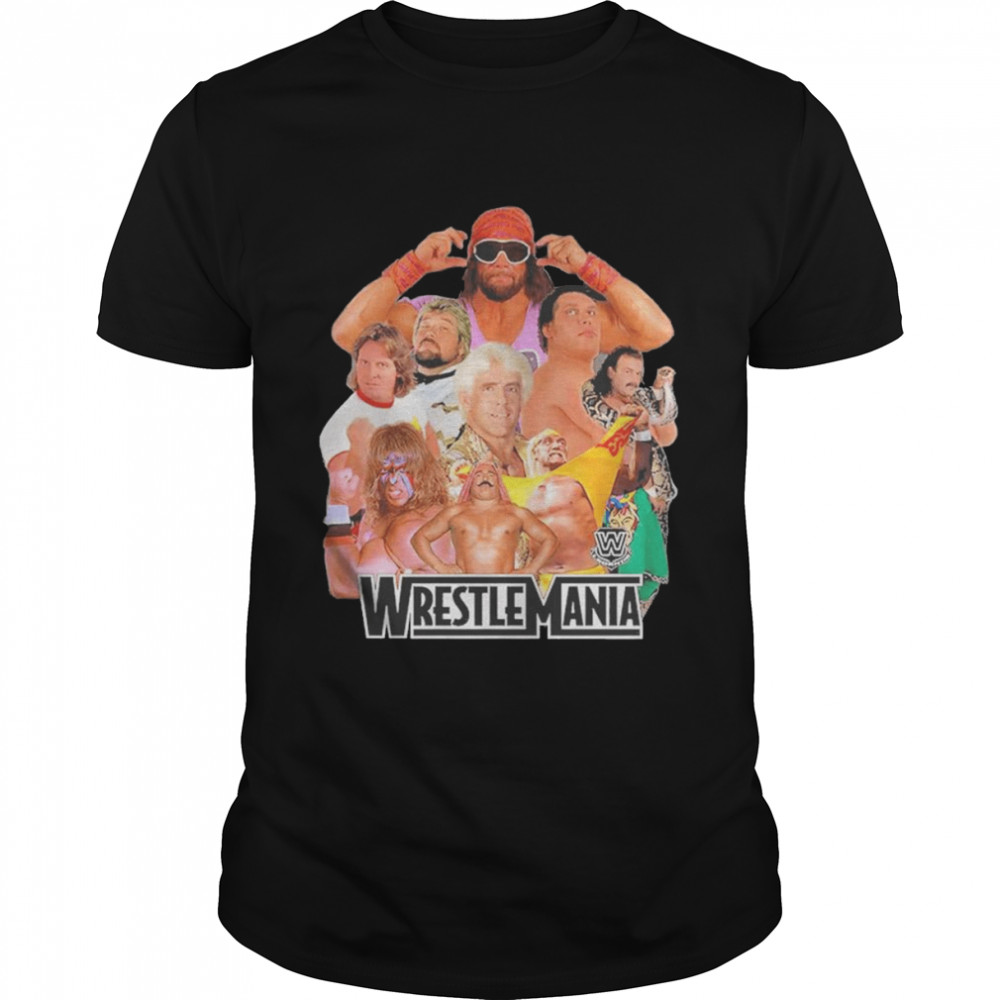 WrestleMania Legends 38 Hulk Hogan The Macho Man  Classic Men's T-shirt
