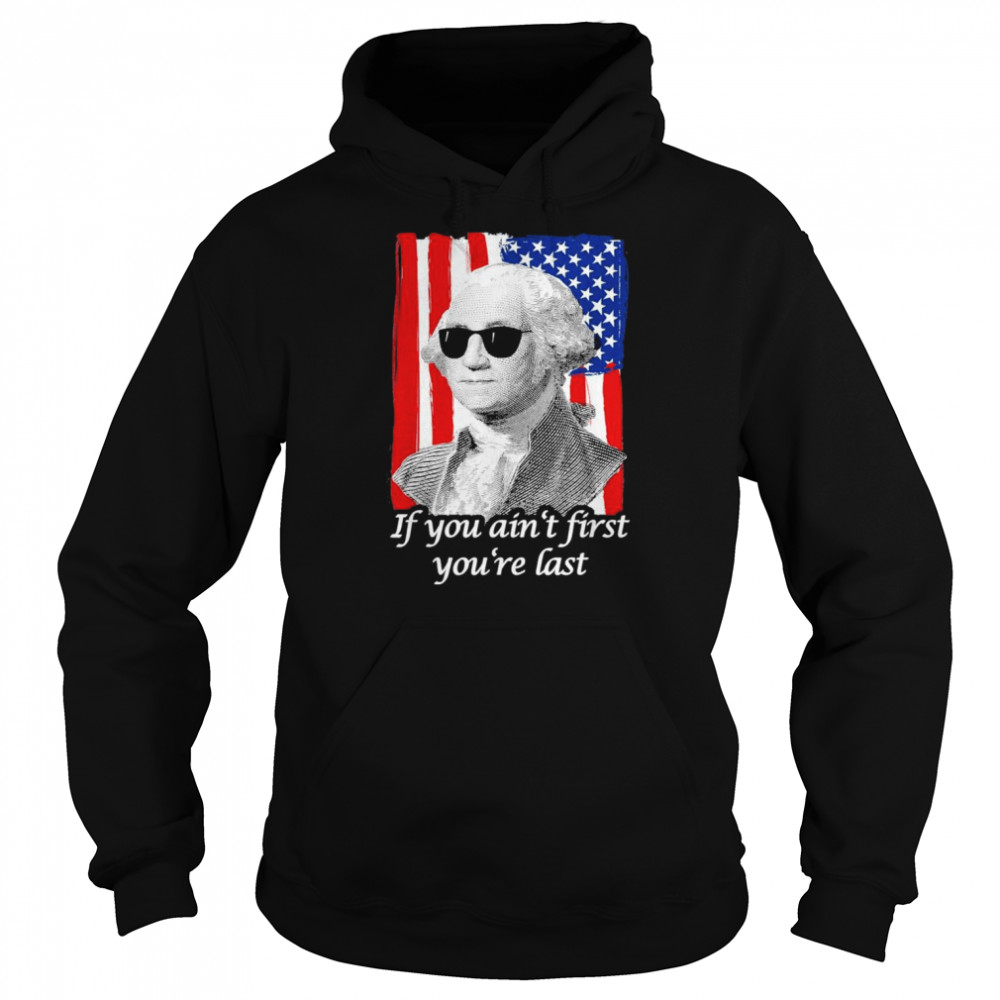 4th July Georg Washington Patriotic Quote Independence Day T- Unisex Hoodie