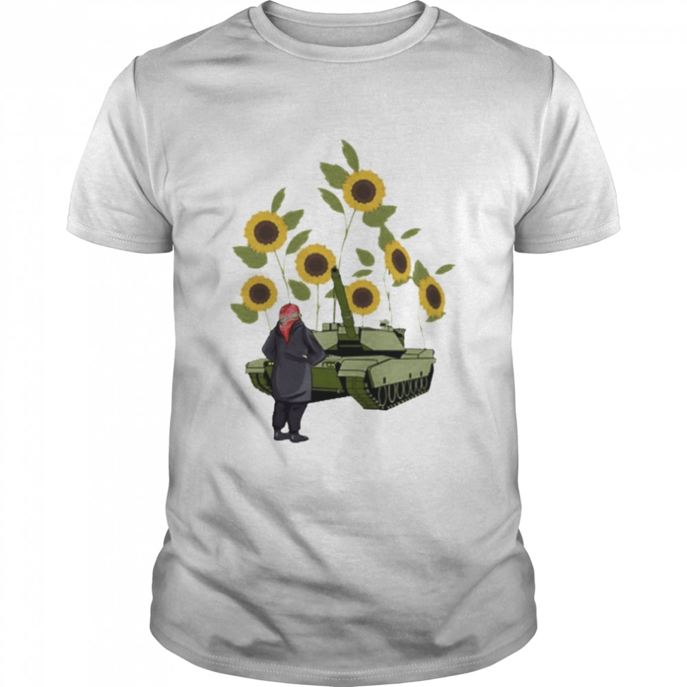 Go Home Russia Sunflowers  Classic Men's T-shirt