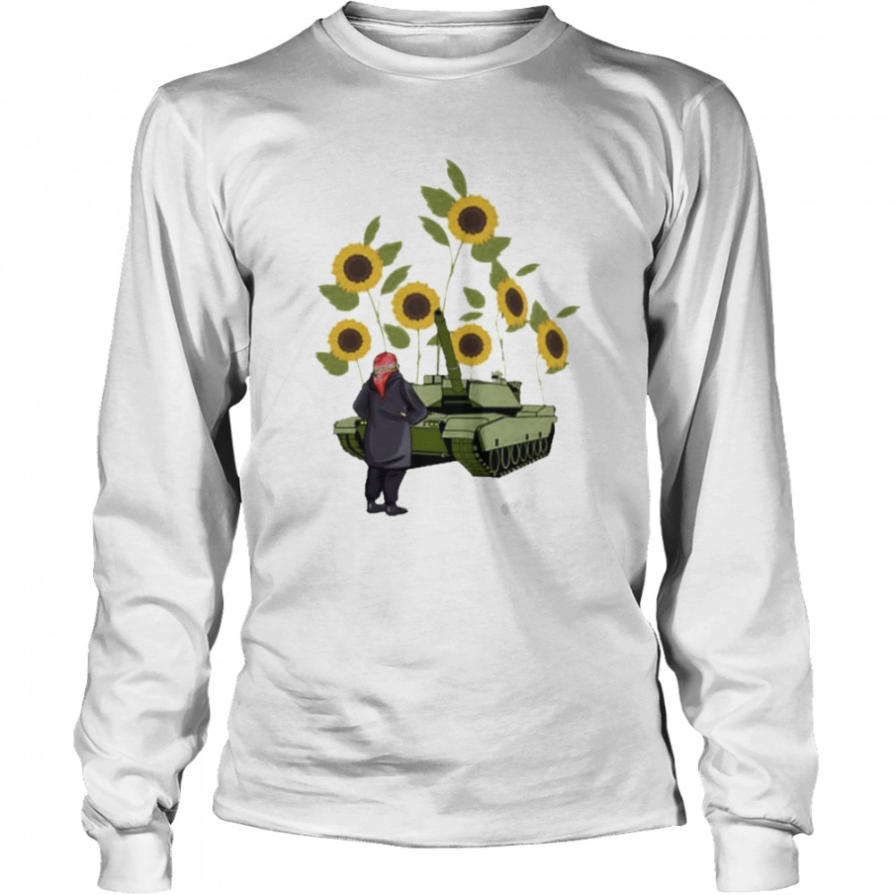 Go Home Russia Sunflowers  Long Sleeved T-shirt
