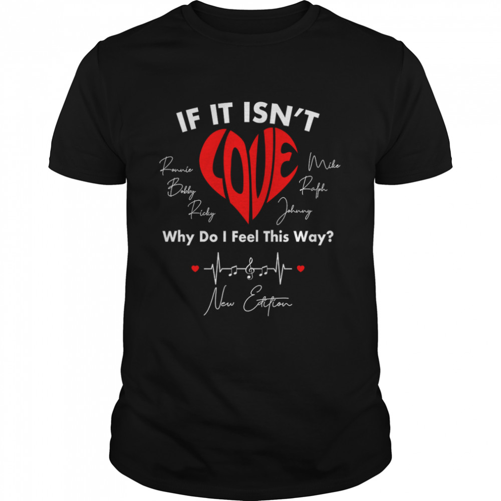 If It Isn’t Love New Edition Ronnie Bobby Ricky Mike Ralph Johnny Shirt