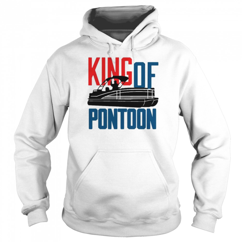 Illustration of king of the pontoon trending shirt Unisex Hoodie
