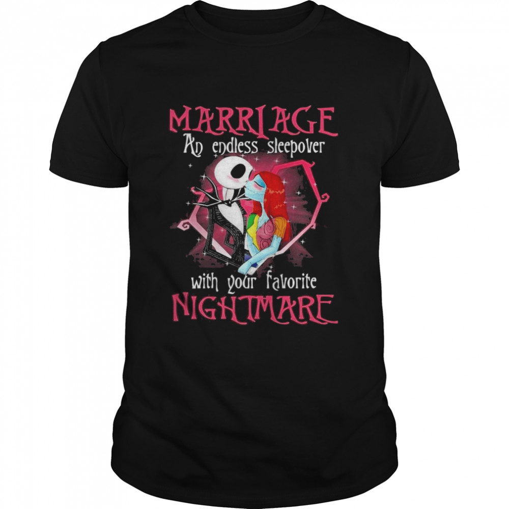 Jack Skellington & Sally Marriage An Endless Sleepover With Your Favorite Nightmare Shirt