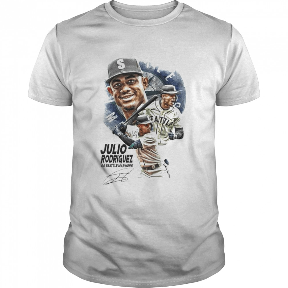 Julio Rodriguez Seattle Mariners Baseball 44 Seattle Mariners Signature Shirt