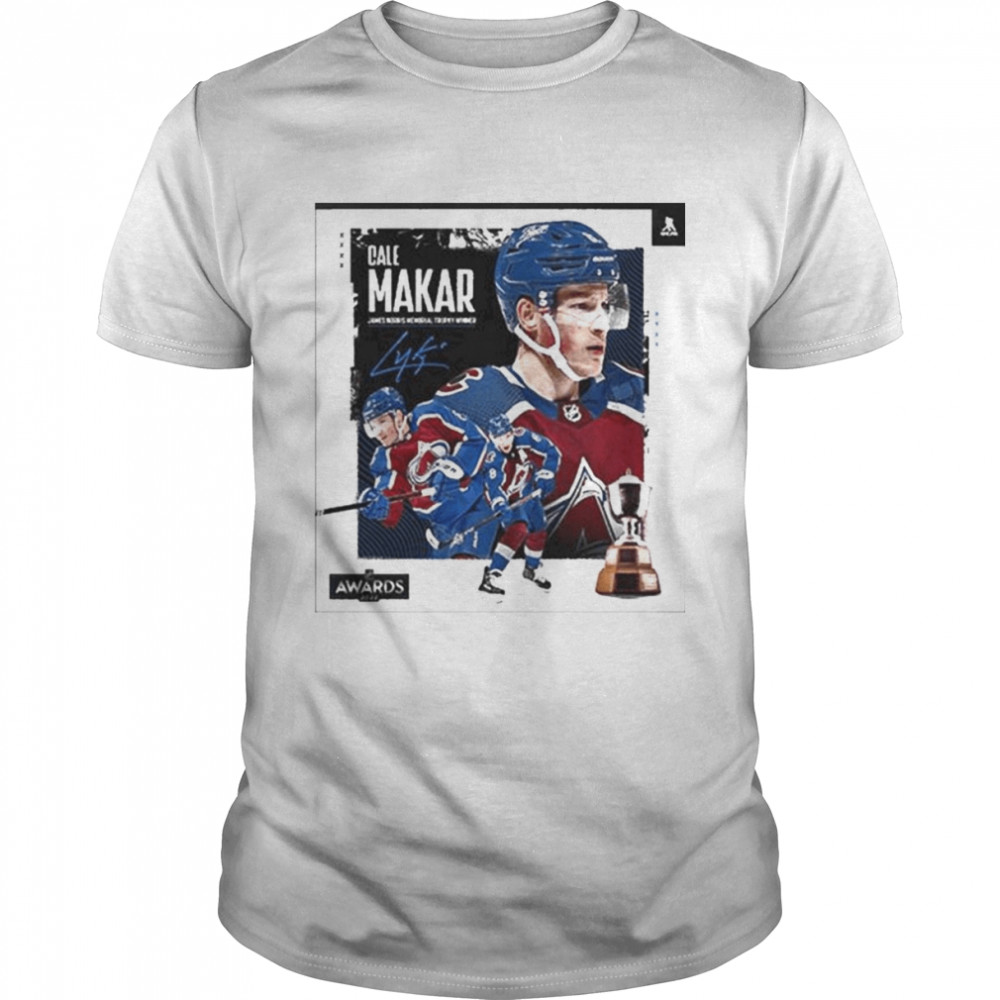 Nhl Colorado Avalanche Cale Makar The First Career James Norris Memorial Trophy Shirt