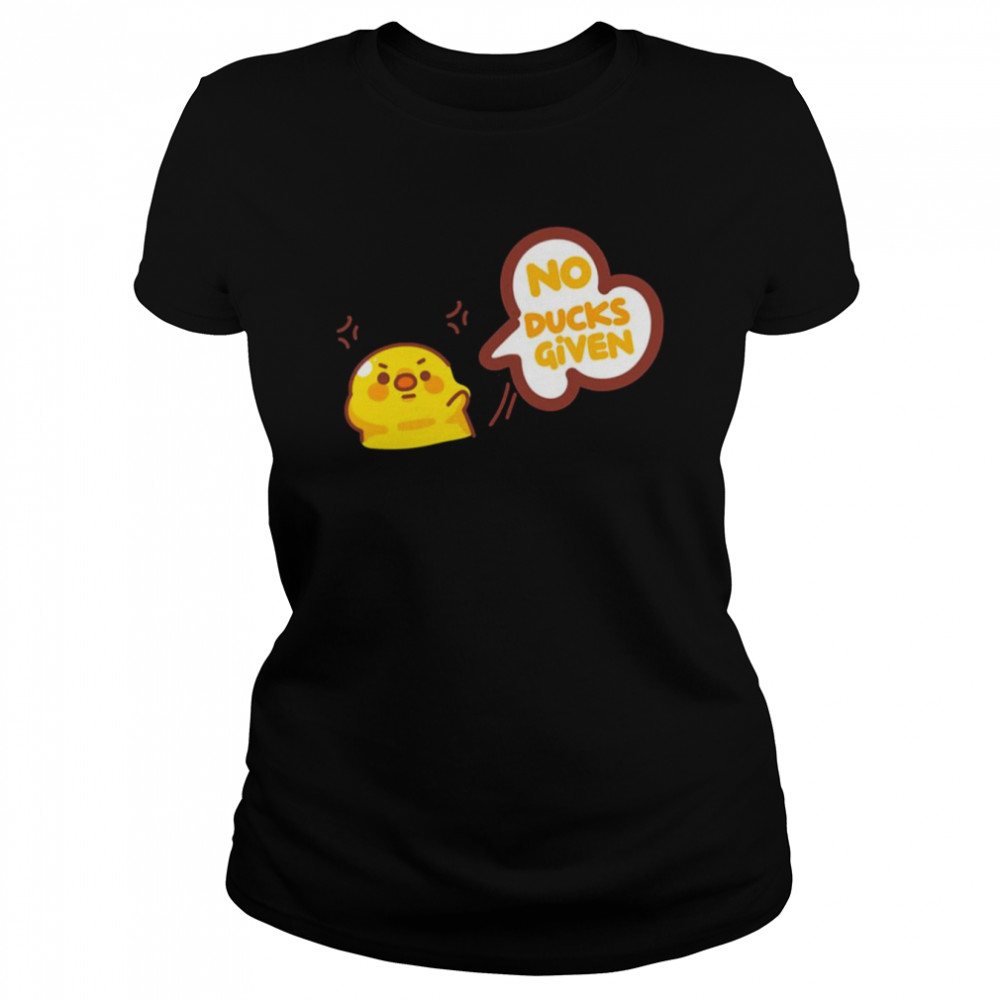 No Given Animal Lovers Duck shirt Classic Women's T-shirt