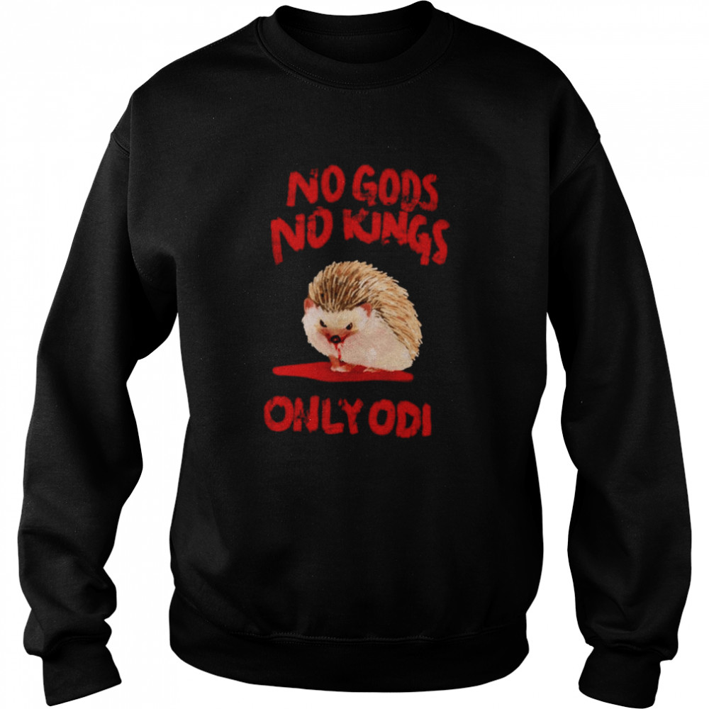No Gods No Kings Only Odi Fight Me Michael Mouse T- Unisex Sweatshirt