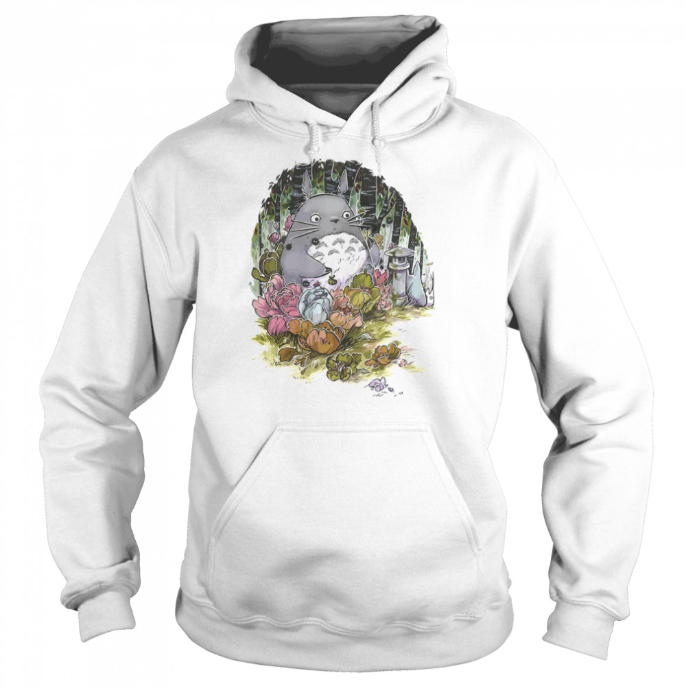 Playing In The Forest Totoro Studio Ghibli shirt Unisex Hoodie