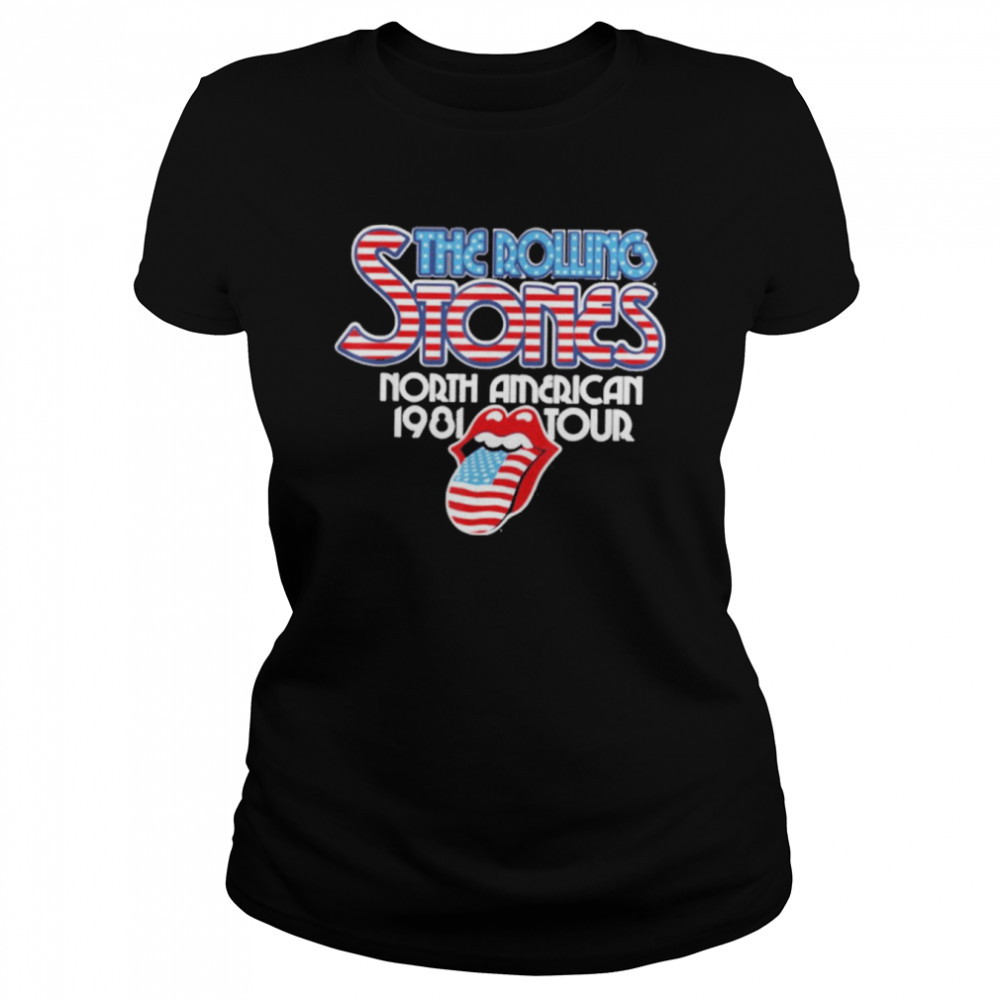 Rolling Stones Na Tour 1981 T- Classic Women's T-shirt