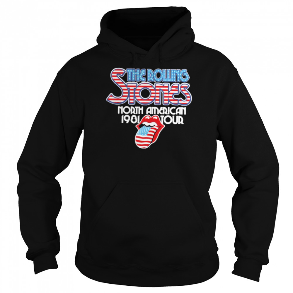 Rolling Stones Na Tour 1981 T- Unisex Hoodie
