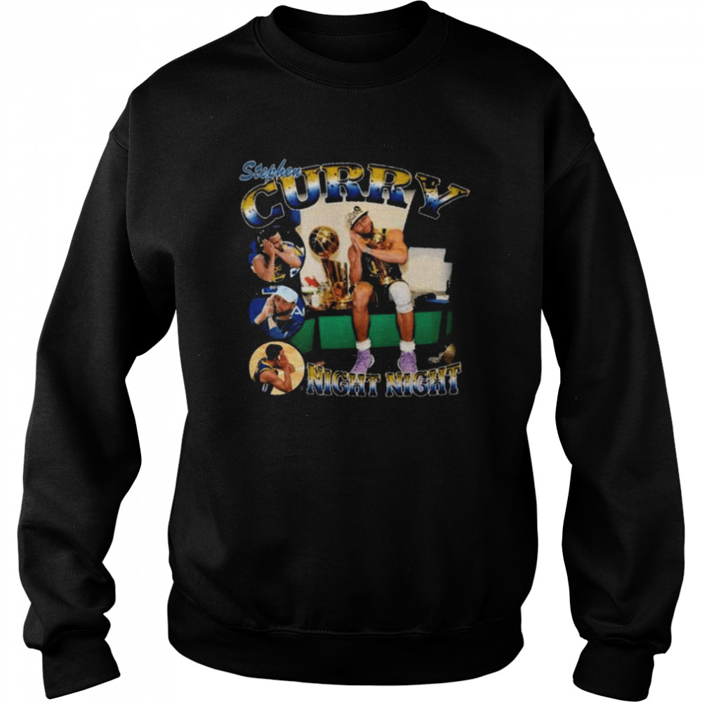 Steph Curry MVP Finals 2022 Night Night  Unisex Sweatshirt