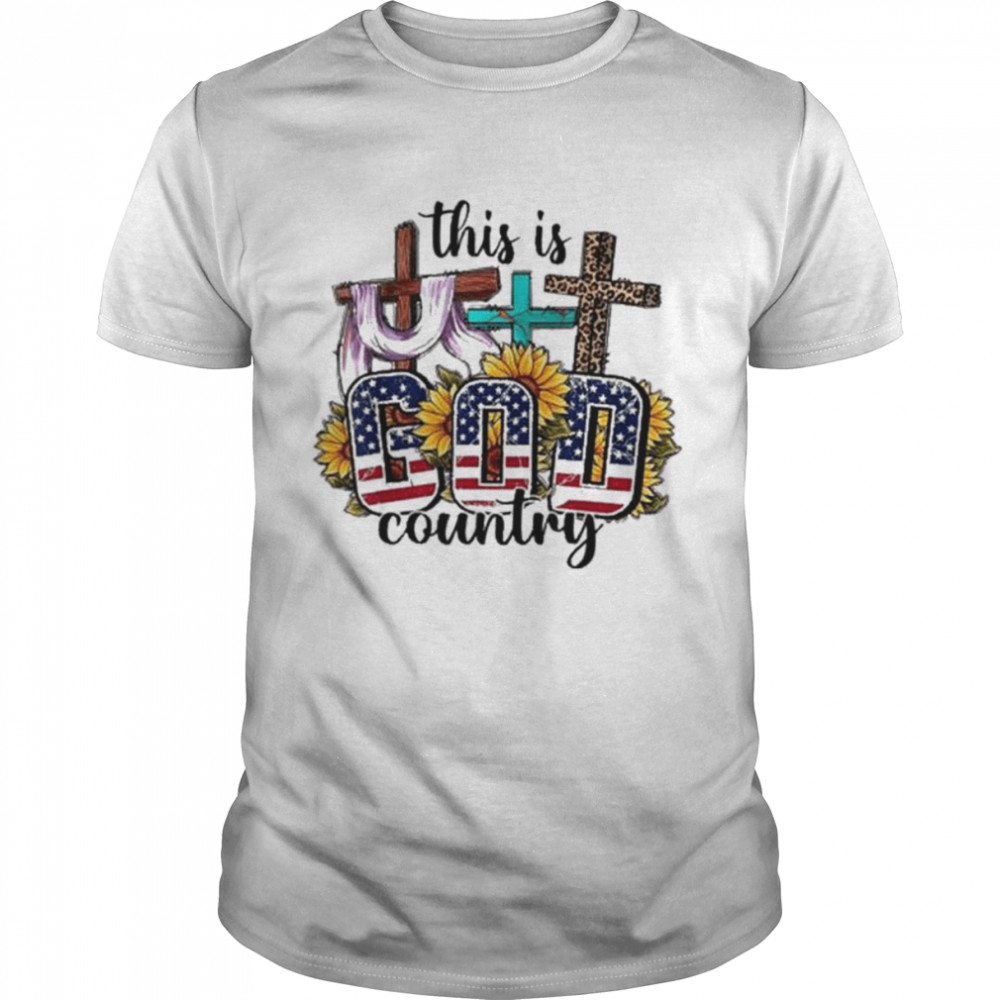 This is god country american flag usa shirt Classic Men's T-shirt