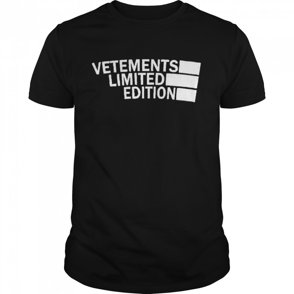 Vetements limited edition shirt Classic Men's T-shirt