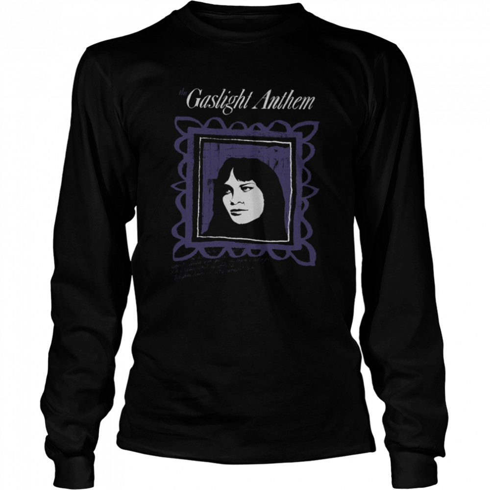 Vintage Album Design The Gaslight Anthem Rock Band  shirt Long Sleeved T-shirt