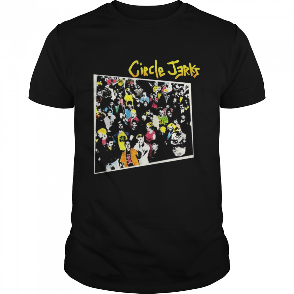 Vintage Design Circle Jerks Rock Band shirt Classic Men's T-shirt