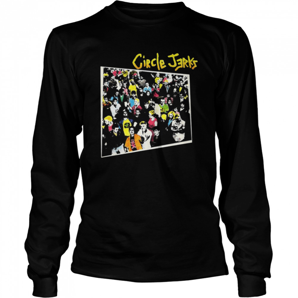 Vintage Design Circle Jerks Rock Band shirt Long Sleeved T-shirt